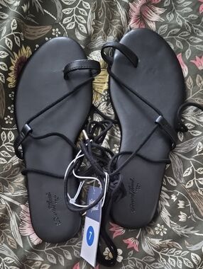 2/$10 Black Sandals